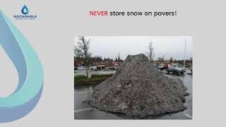 Snow Management for Permeable Pavers | Colorado LID Maintenance & Winter Paver Care