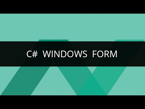 C Windows Form How To Create C Windows Form Application Visual C Net Tutorial Edureka Youtube