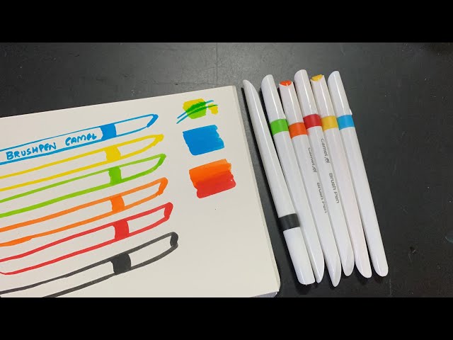 Camlin Brush pen set -12 Colours –