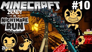 Bendy in Nightmare Run in Minecraft Part 10 - Map Showcase