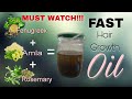 Fast Hair Growth Oil !!! Fenugreek , Rosemary Amla Oil Blend