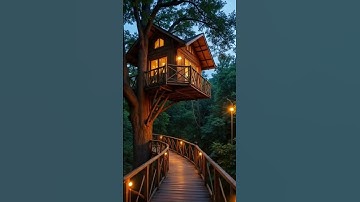 Building a Stunning Treehouse Camp – Nature & Comfort! #Treehouse #Glamping