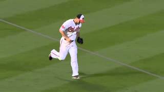 2012/07/24 Davis' great diving catch