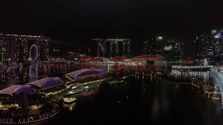 Last Laser Show from MBS - 2017iLight Timelapse and Aerial Footage