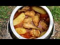 Traditional Chicken Stew Recipe | Chicken Stew With Potatoes | Asmr food