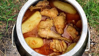 Traditional Chicken Stew Recipe | Chicken Stew With Potatoes | Asmr food