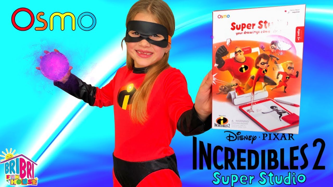 Learn How to Draw the Incredibles! New Osmo Super Studio Disney Pixar Incredibles 2