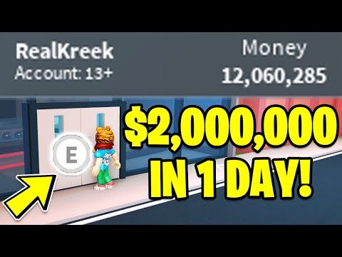 Roblox Jailbreak How To Make Money Fast Live Vip Server Farming How To Get 1 Million Dollars Youtube - roblox join the private vip server jailbreak earn cash quick