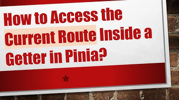 How to Access the Current Route Inside a Getter in Pinia?