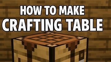 How to make crafting table in minecraft in 3 Sec // #minecraft #gaming #gamingvideos