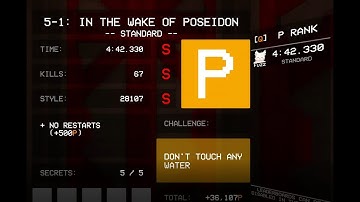 5-1 // IN THE WAKE OF POSEIDON // P-rank /// ULTRAKILL