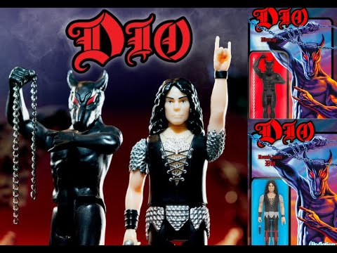 Ronnie James Dio and mascot Murray new action figures from Super7‘s ReAction line