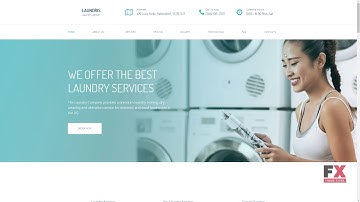 Laundromats, Laundry and Dry Cleaning Premium Moto CMS 3 Template TMT