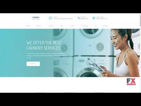 Laundromats, Laundry and Dry Cleaning Premium Moto CMS 3 Template TMT