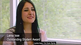 2016-17 Outstanding Student Award winner Lama Isse