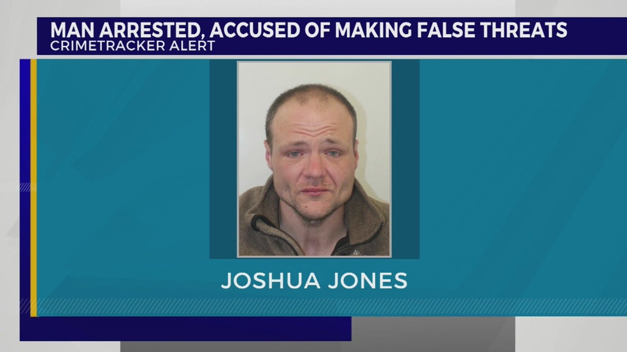 Man arrested for making false threat of mass violence - YouTube