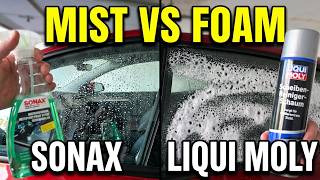 Sonax Spray vs Liqui Moly Foam car glass cleaner - Which one is best?