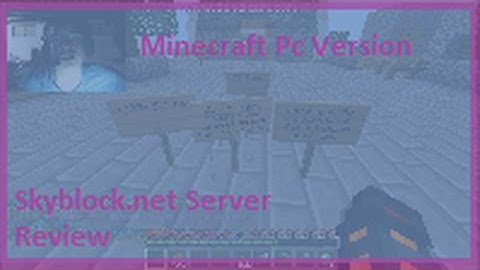 Minecraft PC Version (Skyblock.net Server Review)