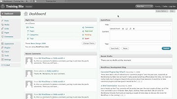 Wordpress Basics - Dashboard Introduction