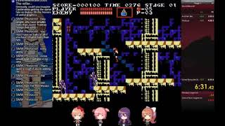 Castlevania romhack speedrun highlight - Wrong warp