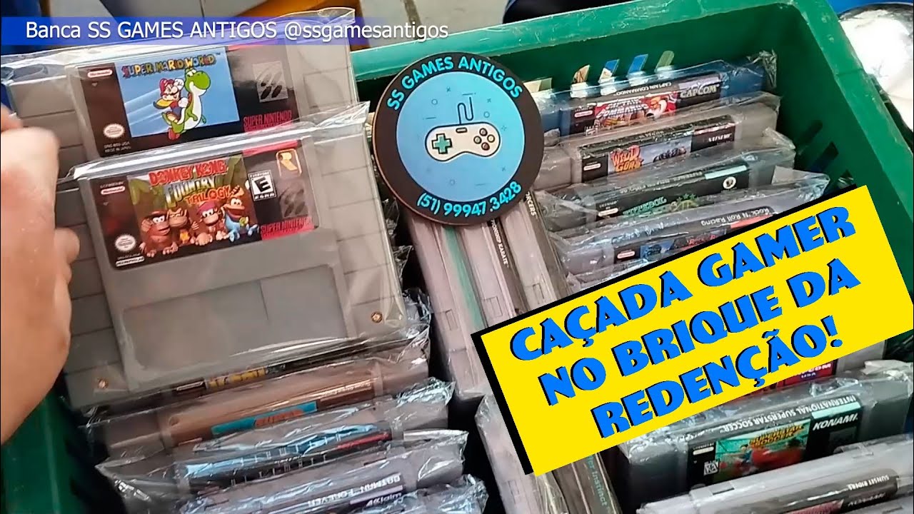 CAÇADA GAMER NO BRIQUE DA REDENÇÃO! 