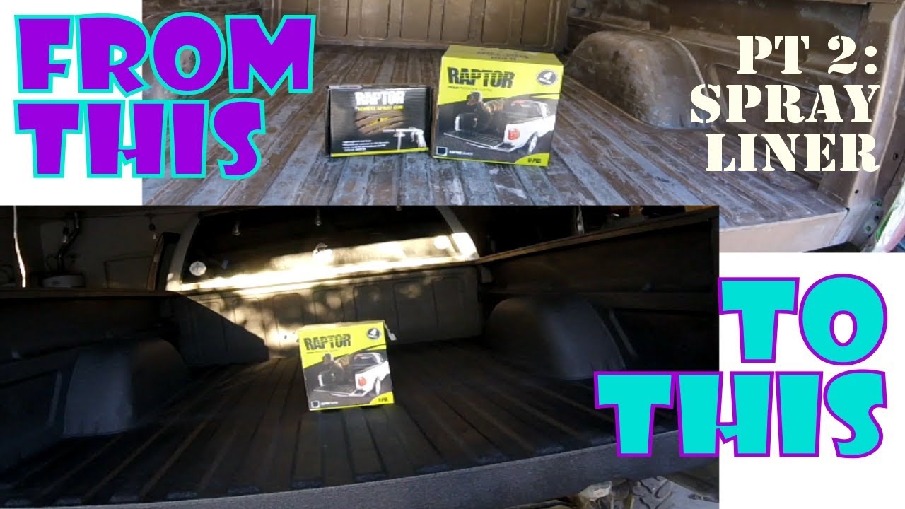 Spray On Bed Liner Costing. Raptor from Upol. Pt 2 Spray Coating On