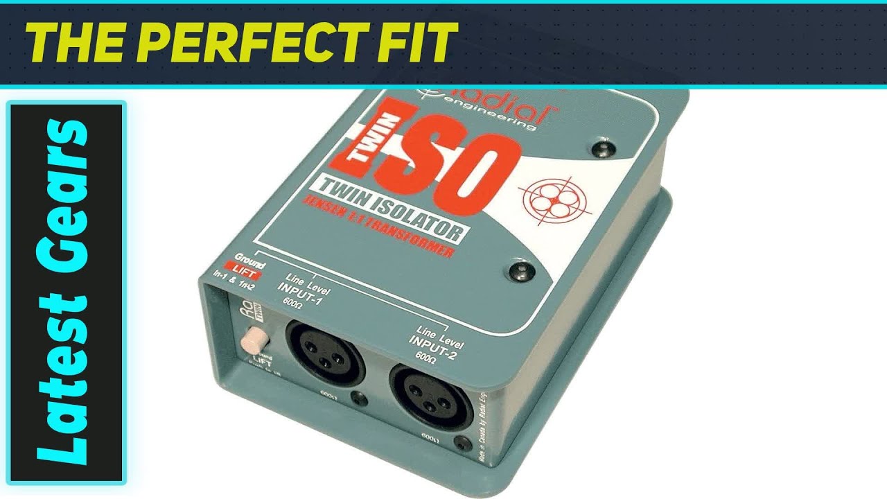 Radial TWIN ISO: The Ultimate Solution for Pristine Audio - YouTube