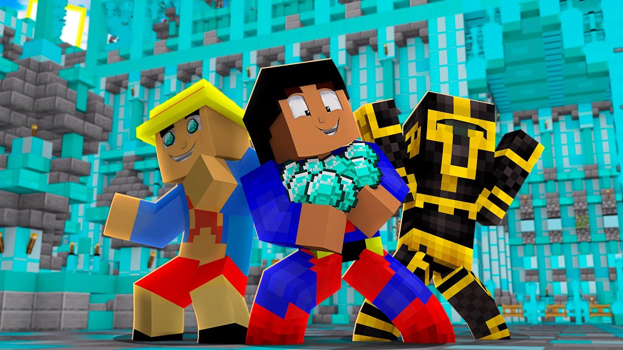 ENCONTRAMOS LA CIUDAD SECRETA DE DIAMANTE EN MINECRAFT TROLL 😱