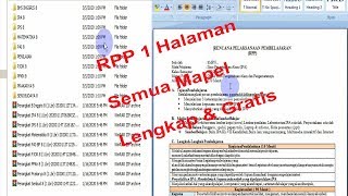Review RPP 1 Halaman 2020 untuk Semua Mapel