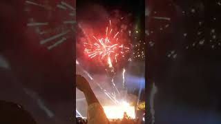 Crazy Fire Works fireworks bali indonesia nightlife