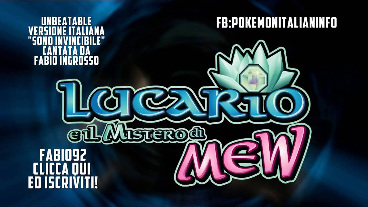 Pokémon Lucario E Il Mistero Di Mew