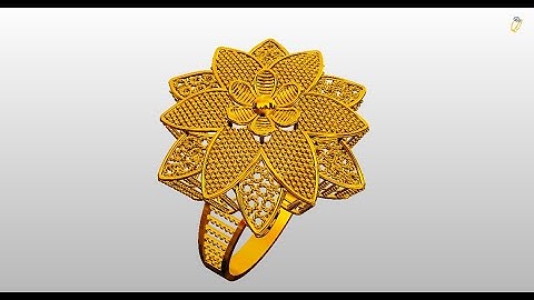 jewellery CAD madrasi gold ring Gemvision Matrix 8. Gemvision Matrix 9.0