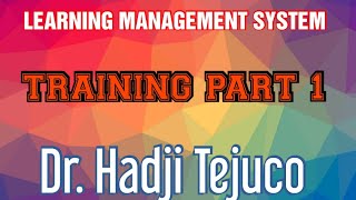 MDSF LMS Training Part 1