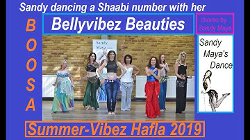 Boosa Shaabi performance with the Bellyvibez Beauties at Summer-Vibez Hafla 2019