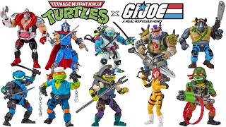 Every Playmates TMNT x G.I. Joe Collaboration Teenage Mutant Ninja Turtles