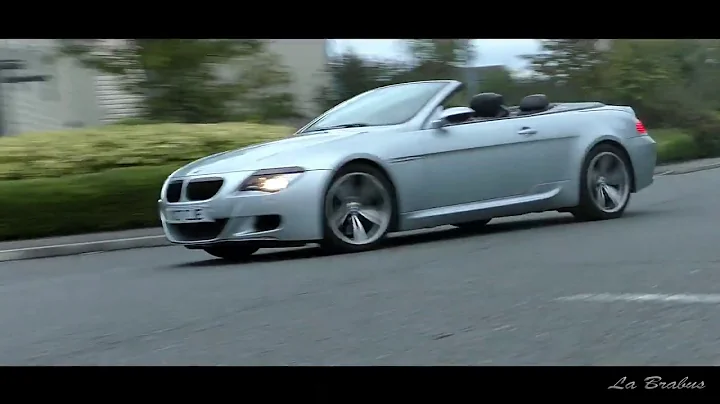 LOUD BMW M6 V10- CRAZY V10 SOUND AND BURNOUTS.