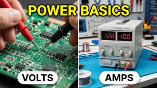 ⚡ Power Supply Basics: Understanding Watts, Amps & Voltage | Electronics Fundamentals
