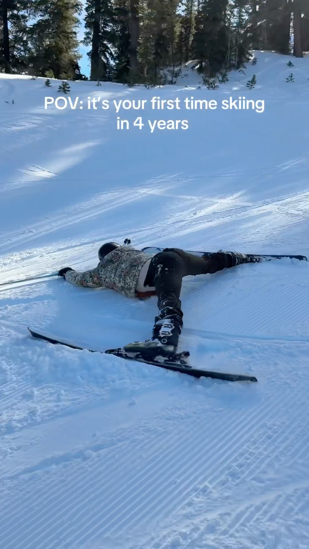 the end is the best part ? #sheadurazzo #skitrip #fail #comedy