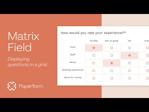 Introducing the new Matrix Field