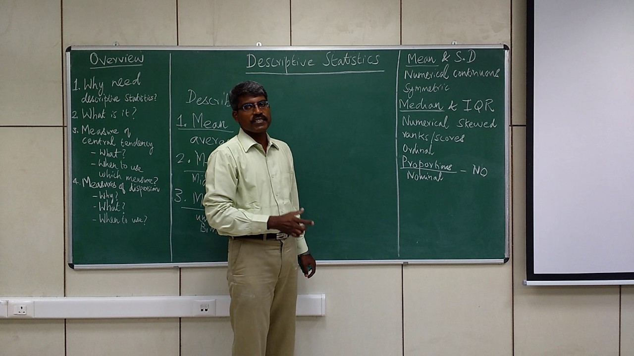 Descriptive Statistics - YouTube