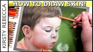 How to draw REALISTIC SKIN in PASTELS! // Which Colours to Use?!