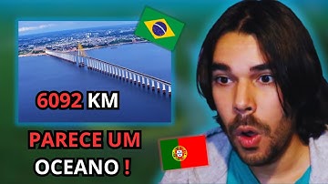 Português reage aos MAIORES RIOS do BRASIL ! O ÚLTIMO VAI TE SUPREENDER!