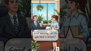 Asking Boss for Leave | Easy English Conversation for beginners #englishlearning #english