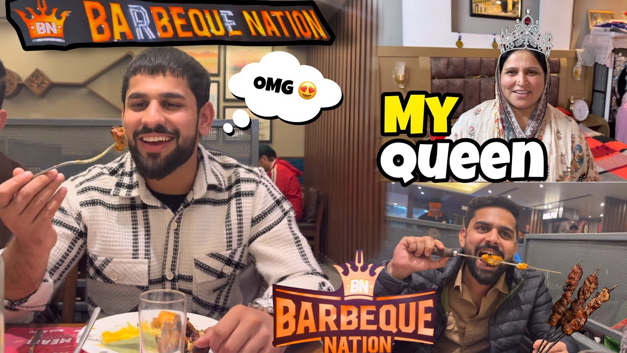 BARBEQUE NATION WAS SHOCKED😂 || FIAZ BHAI WAS IN FULL MASTI 😍 || MY QUEEN MY MOM 👑😍