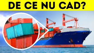 De ce containerele de transport maritim nu cad peste bord