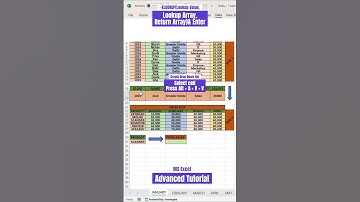 XLOOKUP Function in MS Excel |MS Excel Advanced Tutorial⌛🔥👍| #youtubeshorts #excel #shorts #xlookup