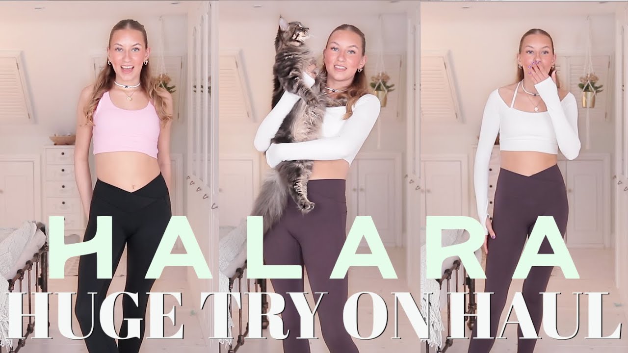 TRYING OUT HALARA ACTIVEWEAR! Is it actually nice?! 😱