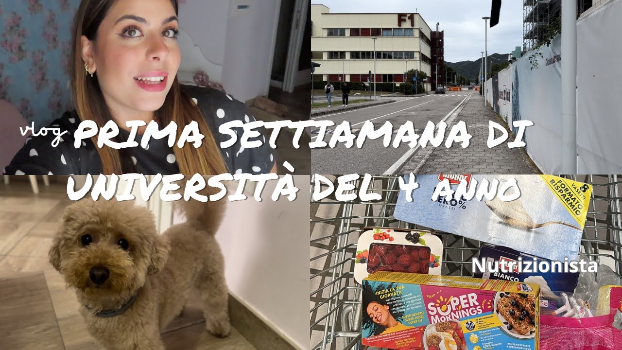 LA PRIMA SETTIMANA DI UNIVERSITA' DEL 4 ANNO📚💆🏽‍♀️
