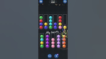 Ball sort puzzle level 3797 #nivel #puzzle #resolución #level #colors #gaming #gameplay