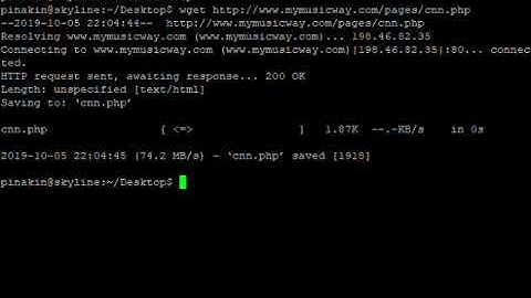 How To use wget on ubuntu